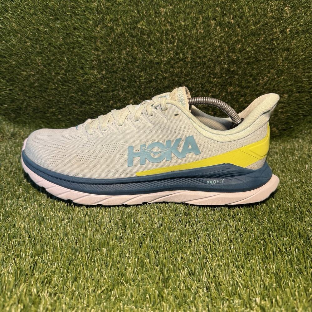 Size 11 - Hoka One One Mach 4 Blue Glass Evening Primrose